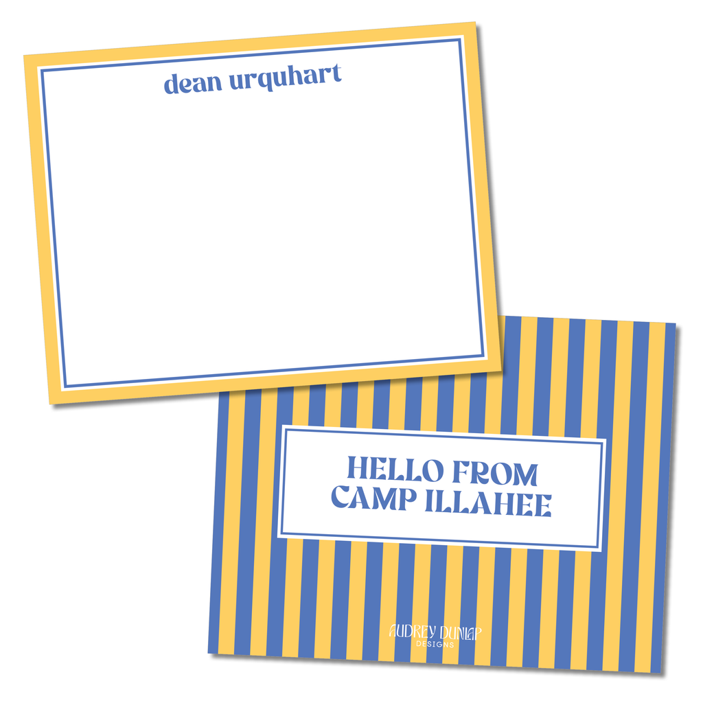 Stripes Camp Stationery