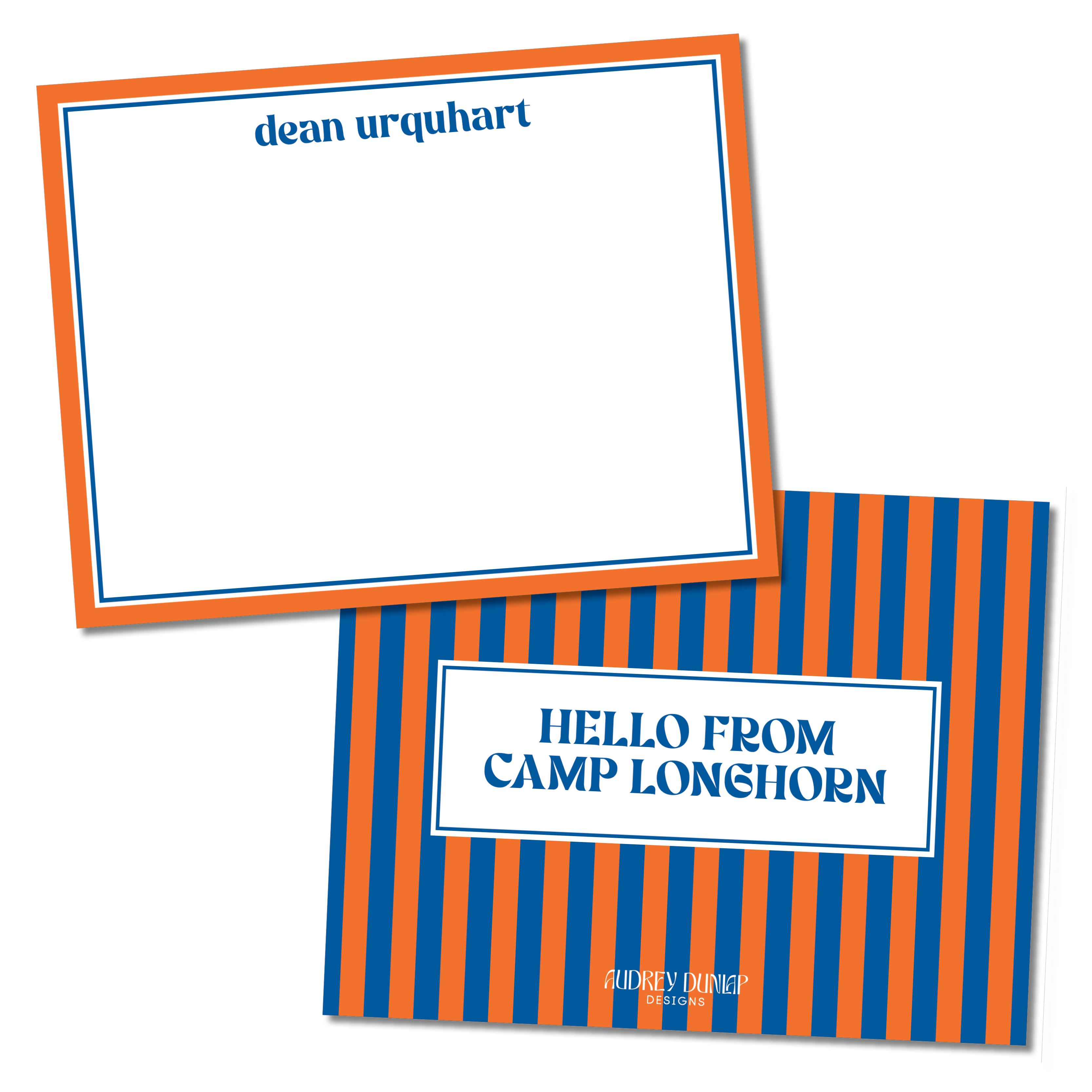 Stripes Camp Stationery