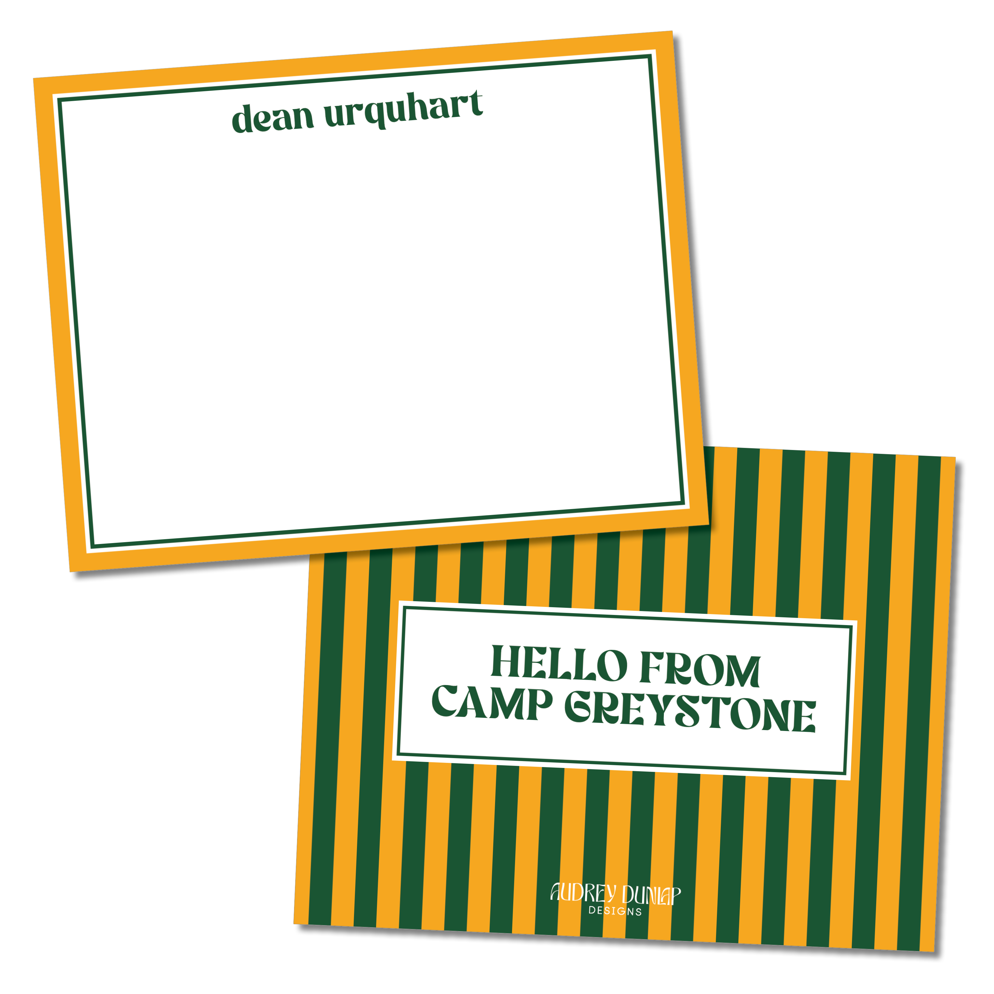 Stripes Camp Stationery