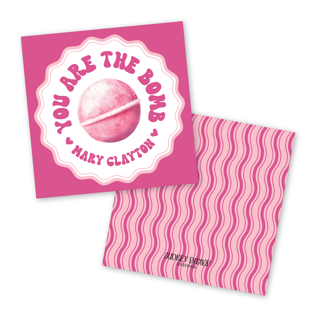 Bath Bomb Valentines