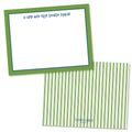 Straight Border Camp Note Stationery