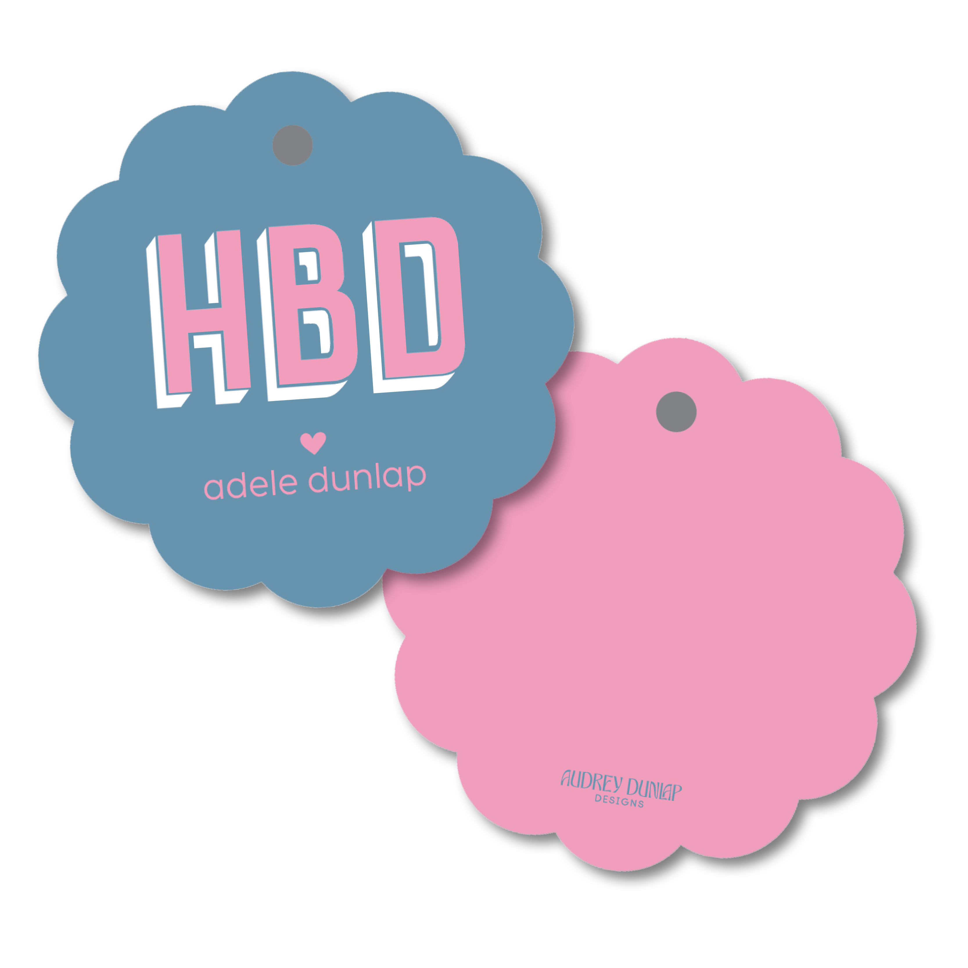HBD Scalloped Tag