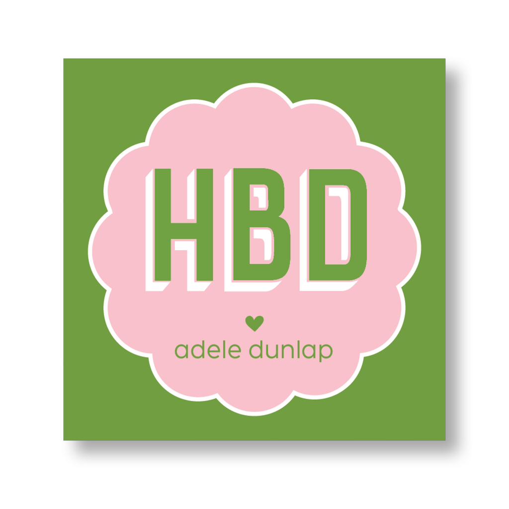 HBD Girl Sticker