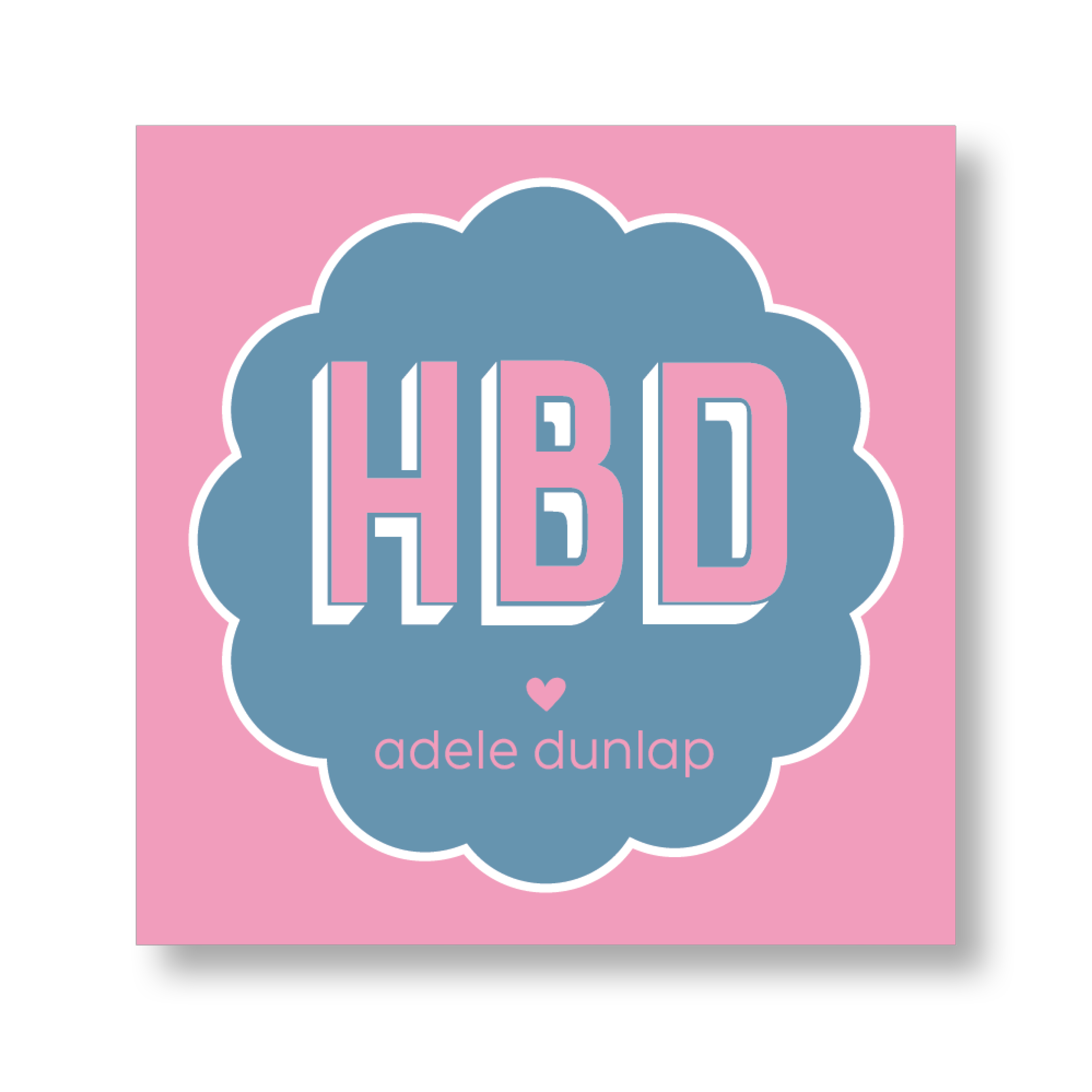 HBD Girl Sticker