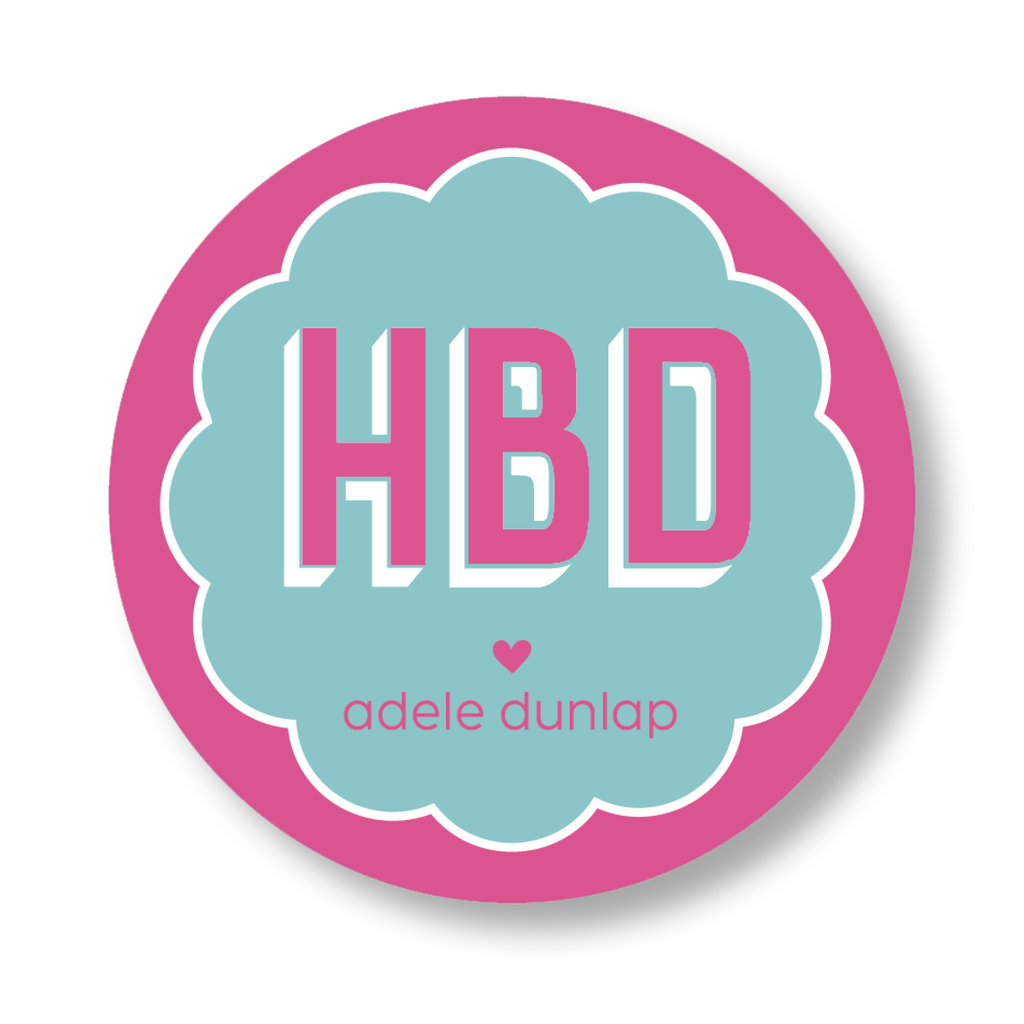 HBD Girl Sticker