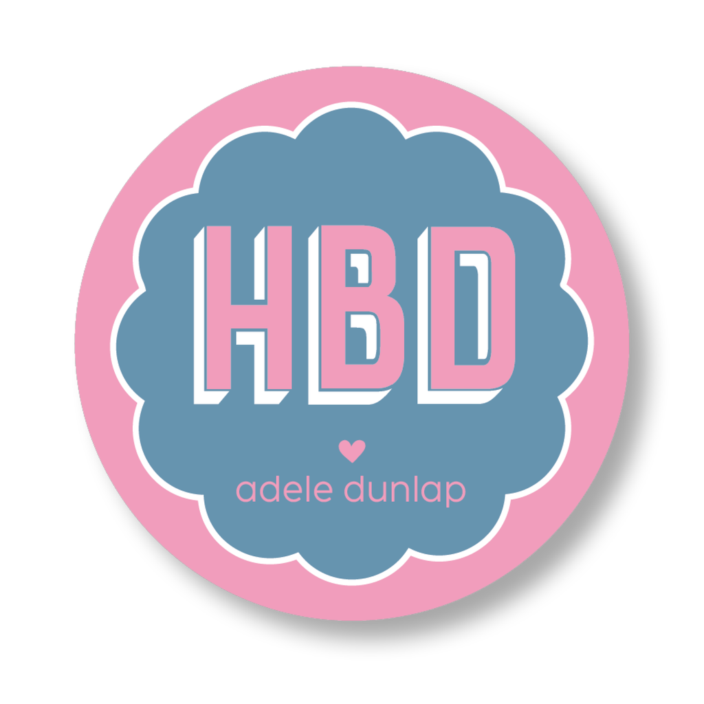 HBD Girl Sticker
