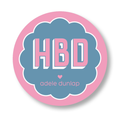 HBD Girl Sticker