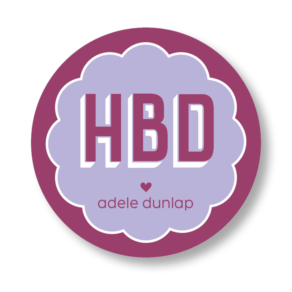 HBD Girl Sticker