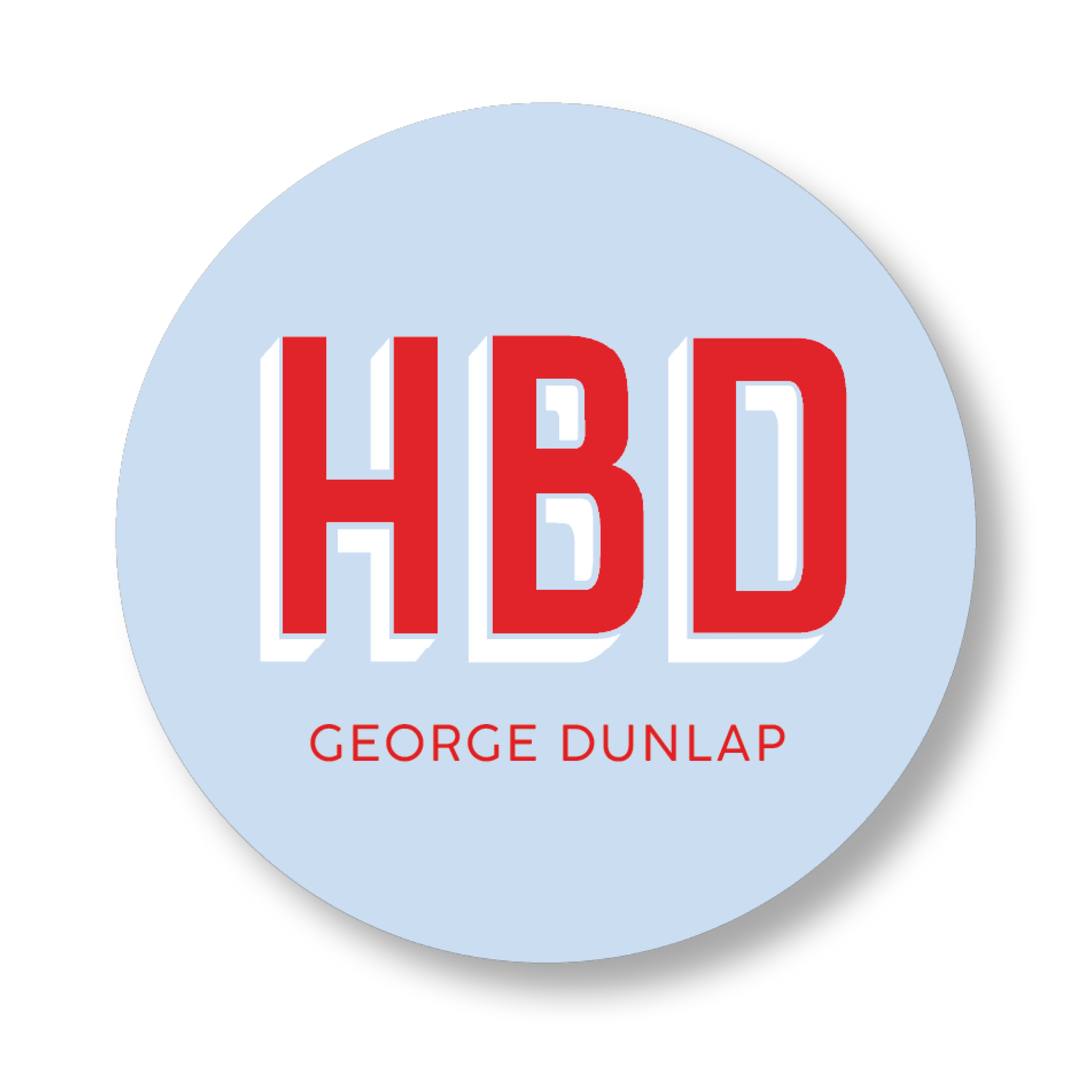 HBD Boy Sticker