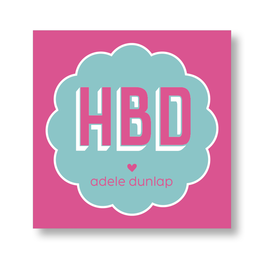 HBD Girl Sticker