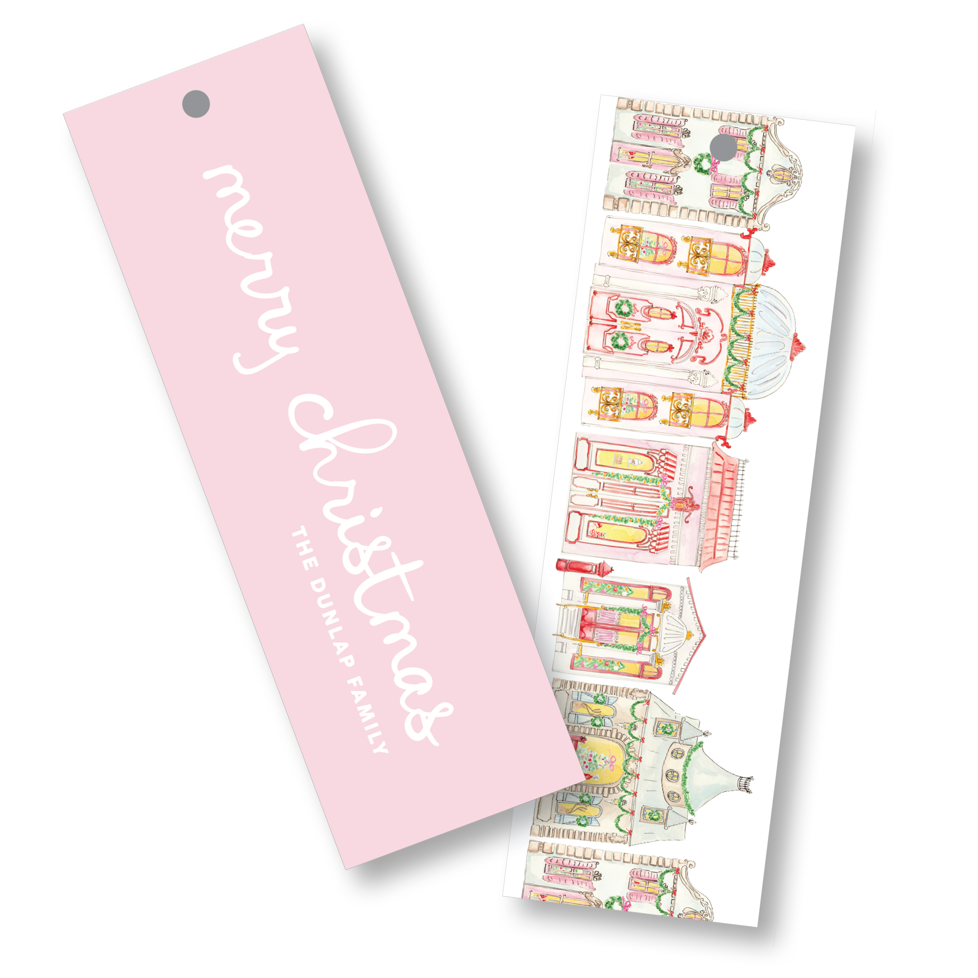 North Pole Village Tag