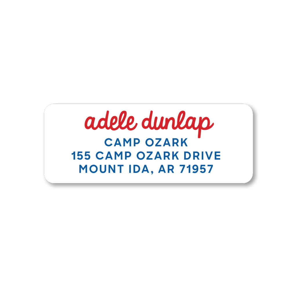 Script Return Address Label