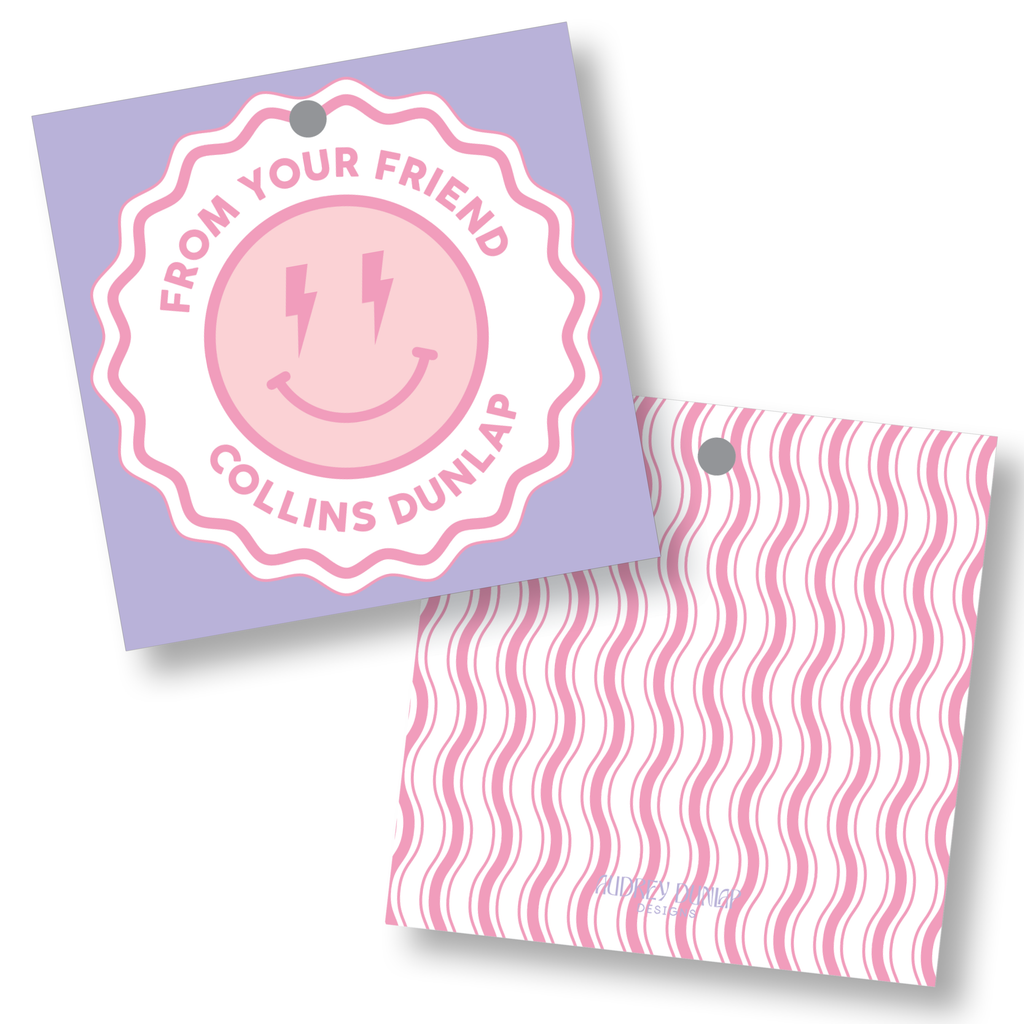 Smiley Face Tag Girl