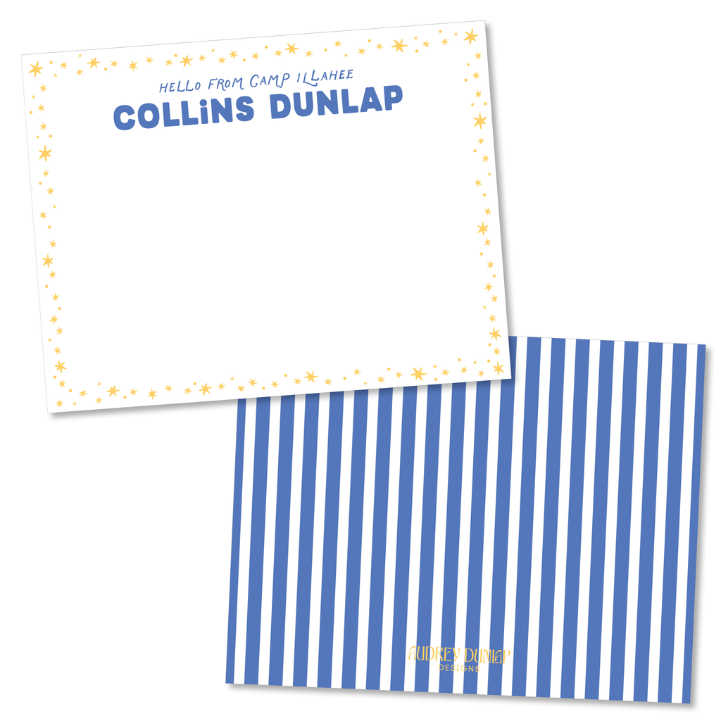 Stars & Stripes Camp Stationery
