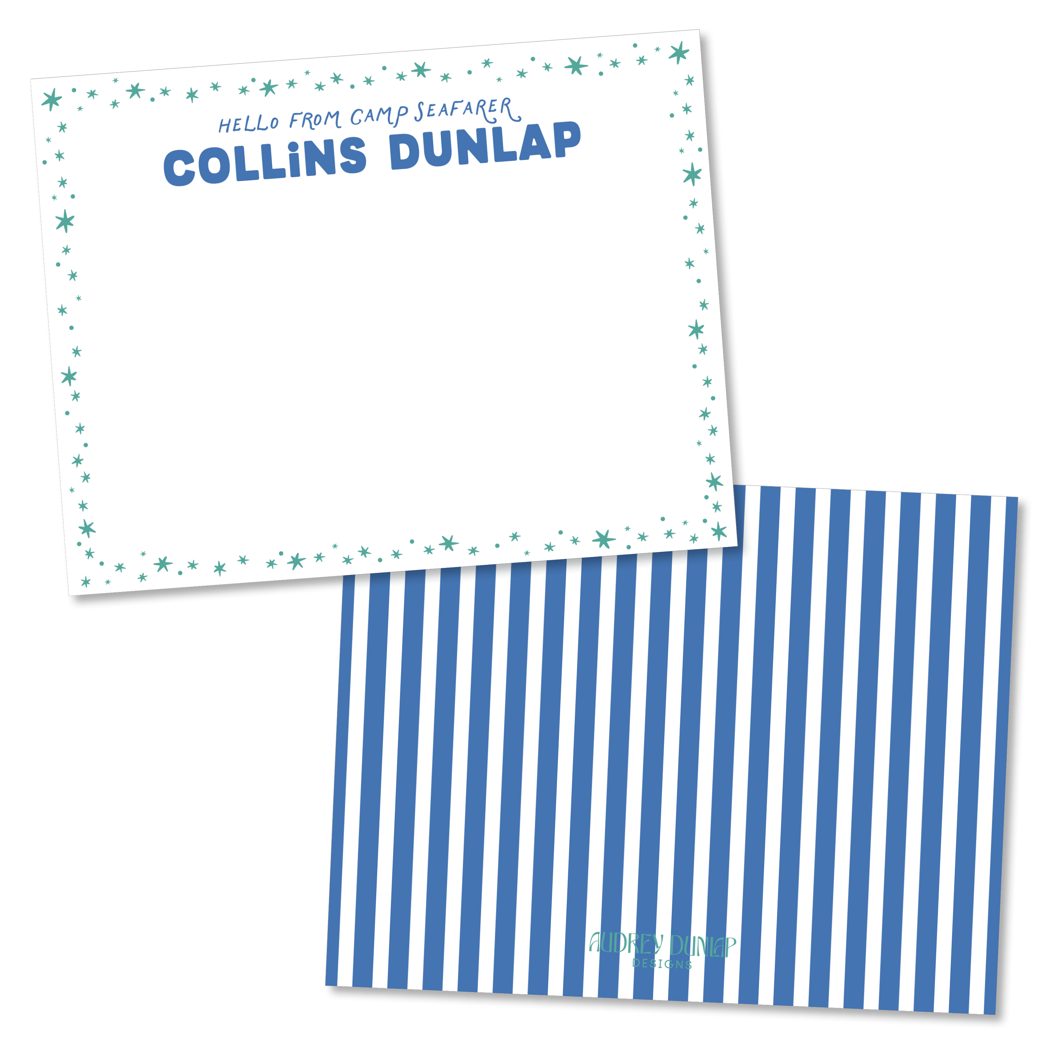 Stars & Stripes Camp Stationery