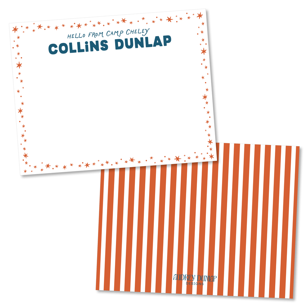 Stars & Stripes Camp Stationery