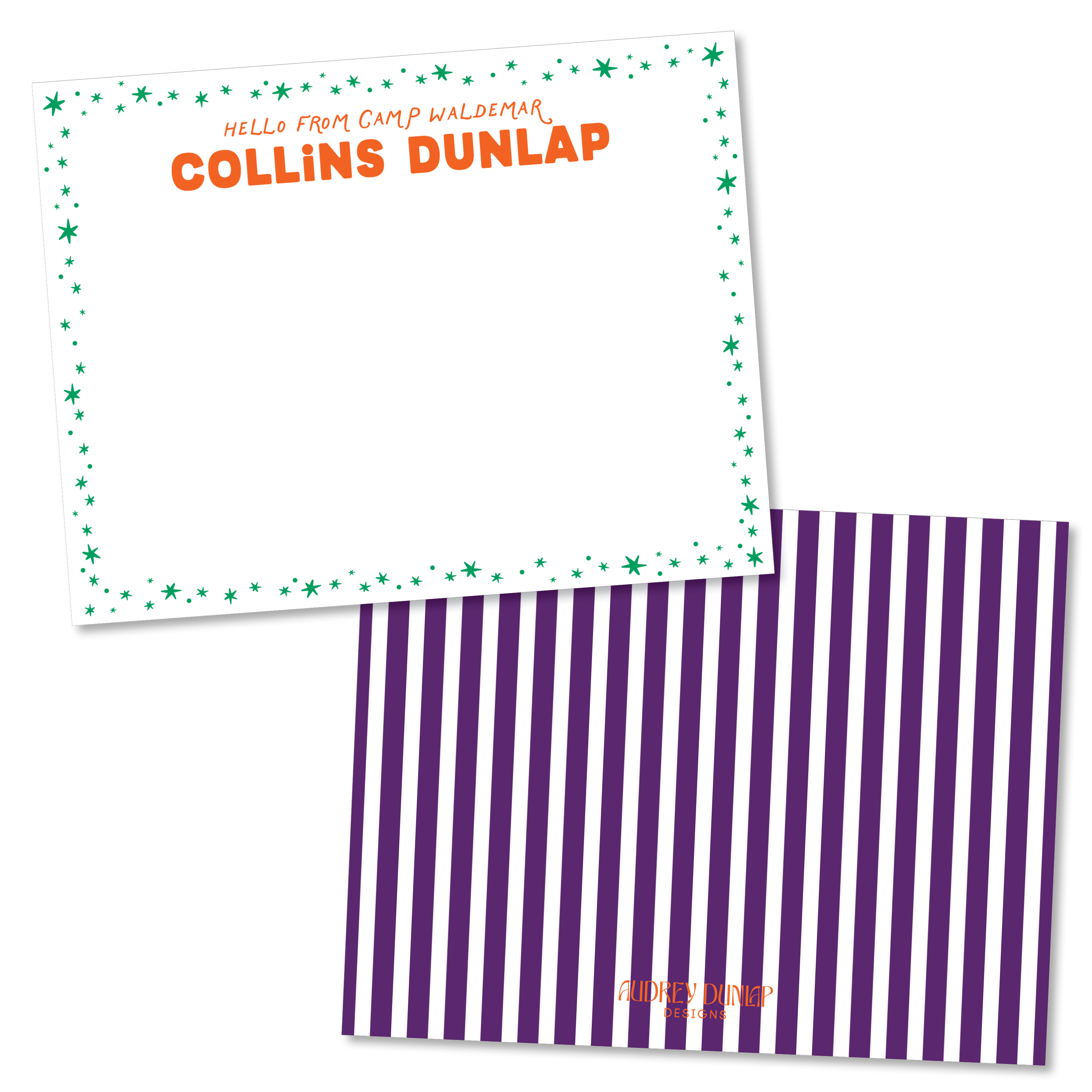 Stars & Stripes Camp Stationery