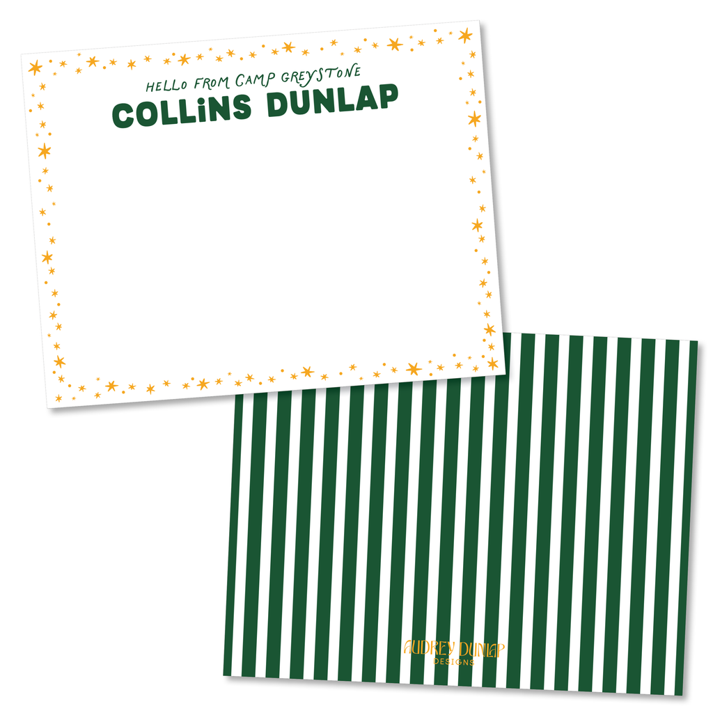 Stars & Stripes Camp Stationery