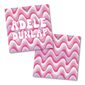 Wavy Girl Name Tag
