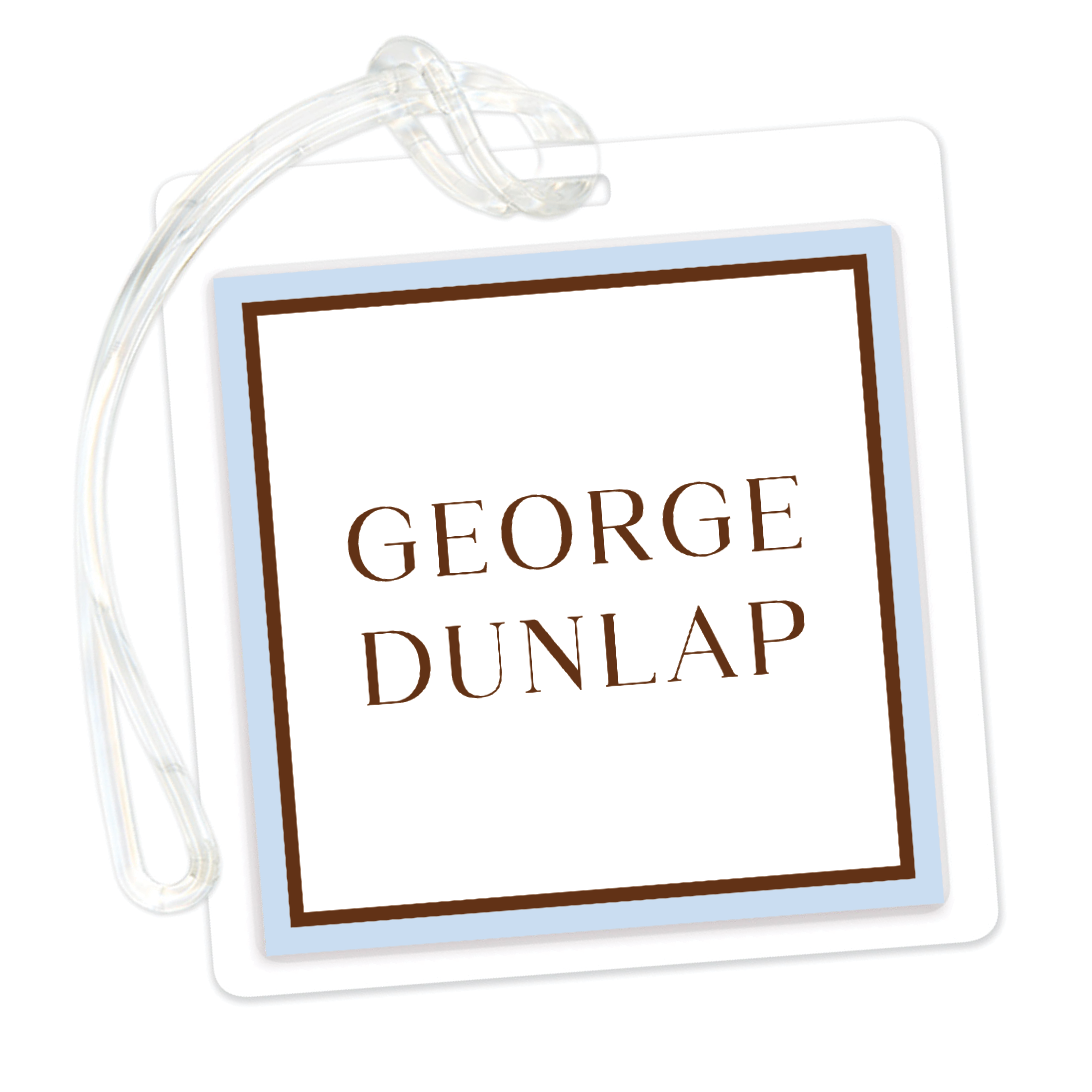 Horizontal Stripes Bag Tag