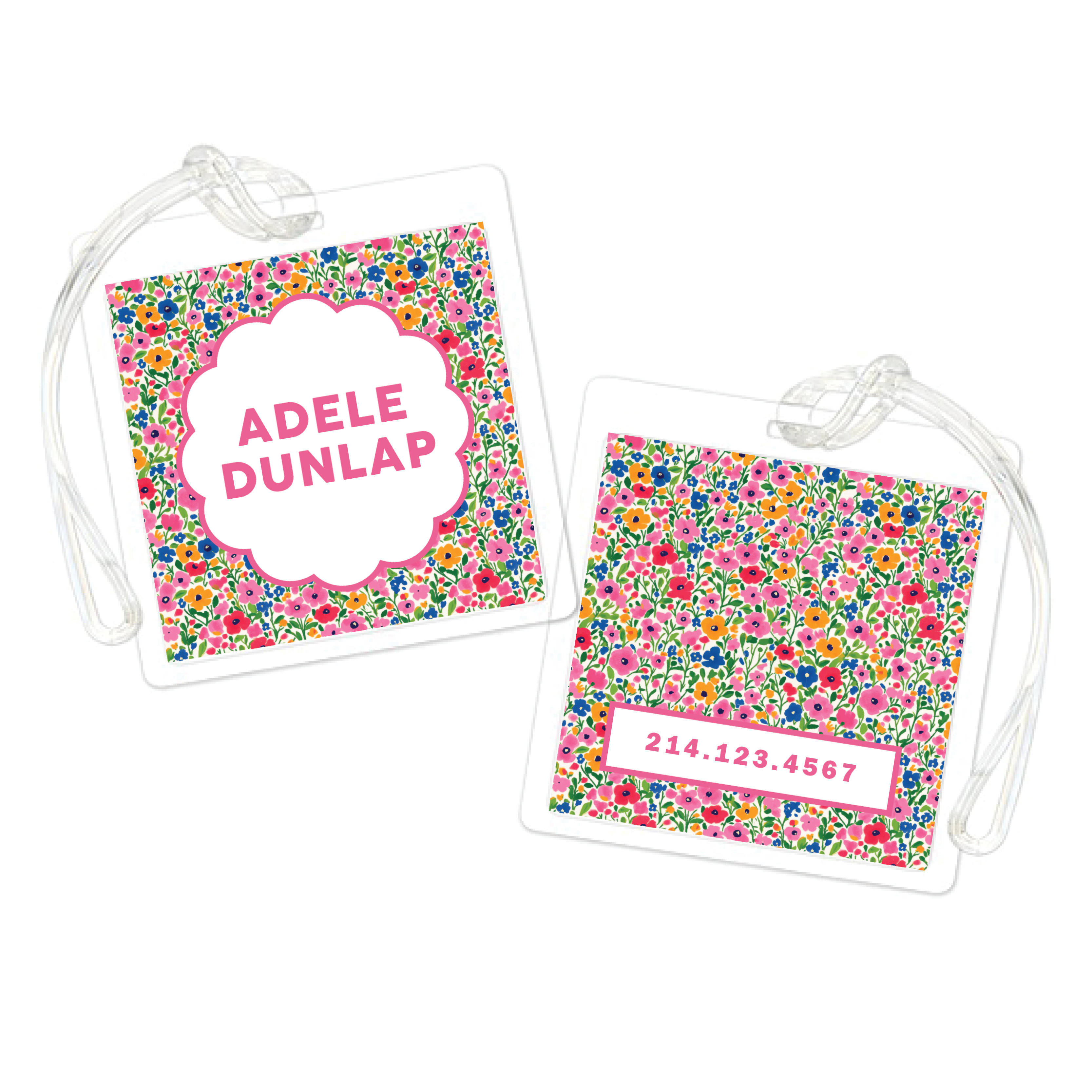 Flowers Bag Tag