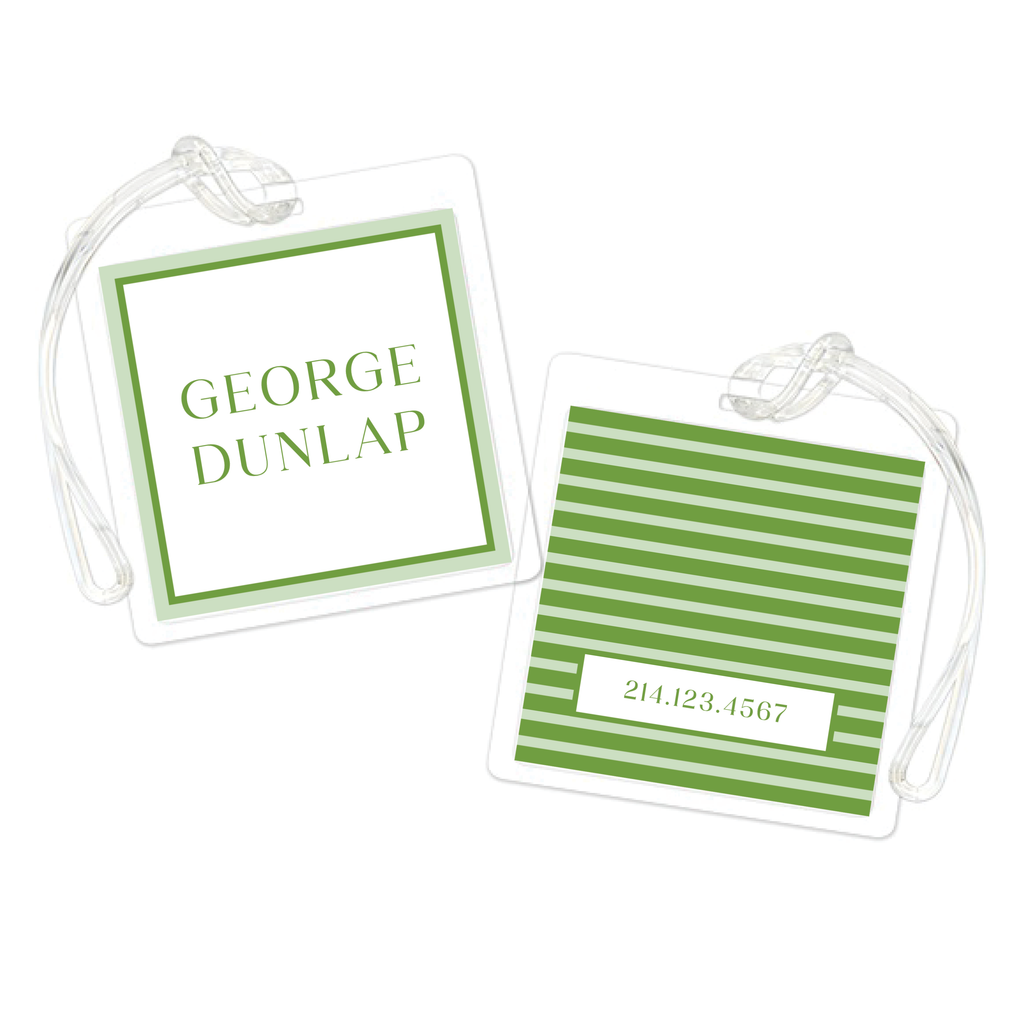 Horizontal Stripes Bag Tag