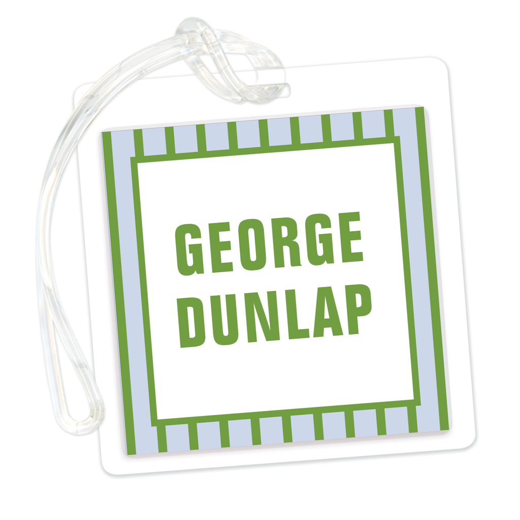 Vertical Stripes Bag Tag