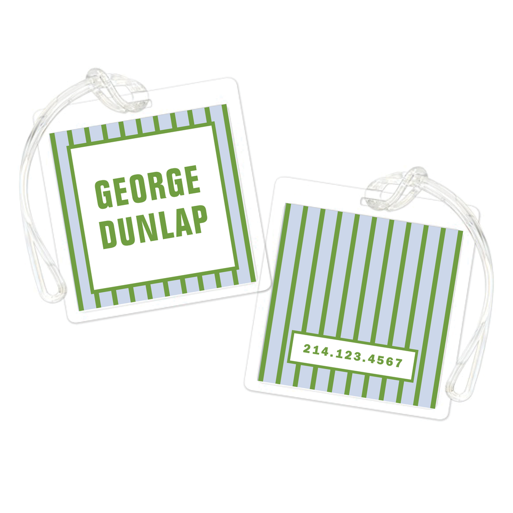 Vertical Stripes Bag Tag