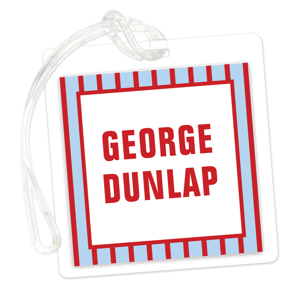 Vertical Stripes Bag Tag