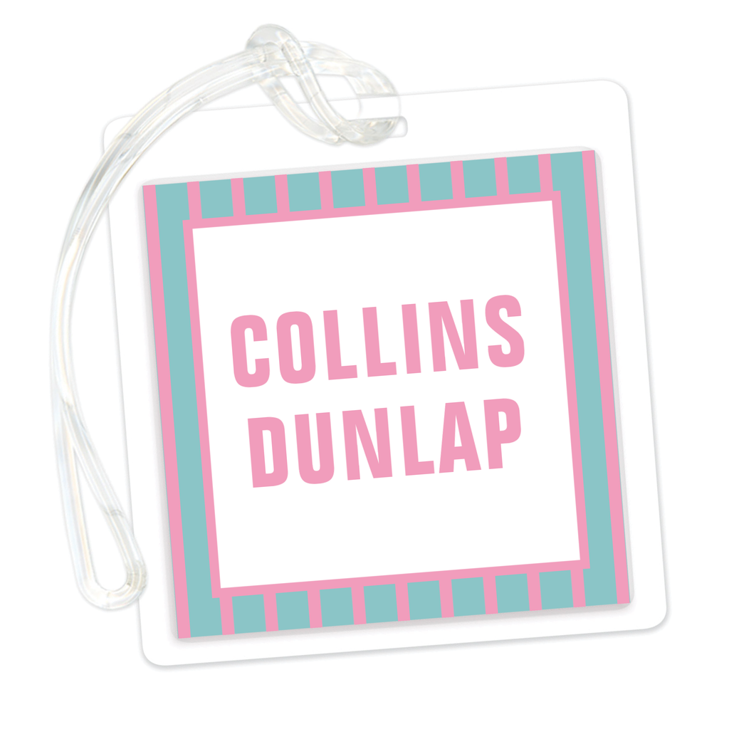 Girls Stripes Bag Tag