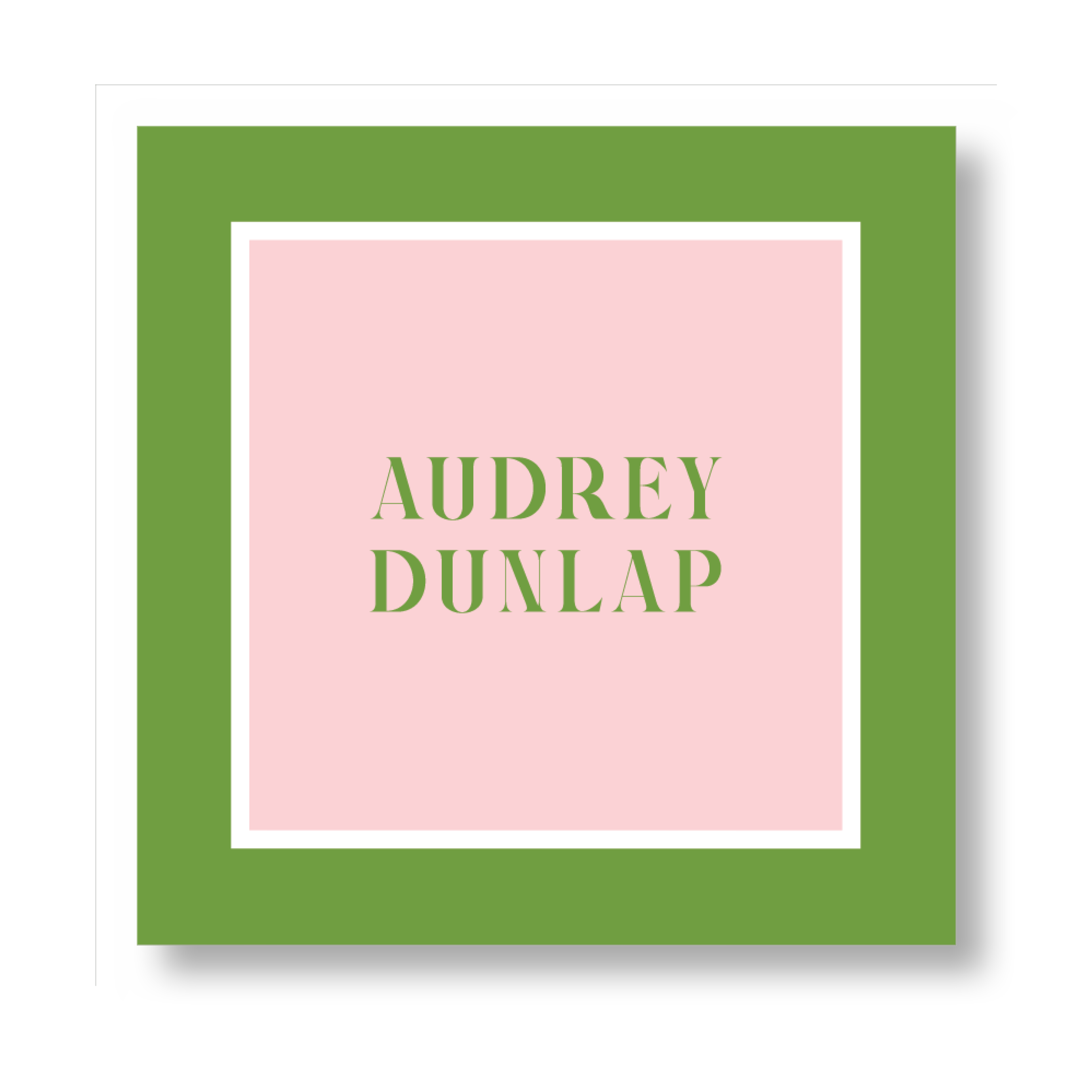 Simple Border Sticker