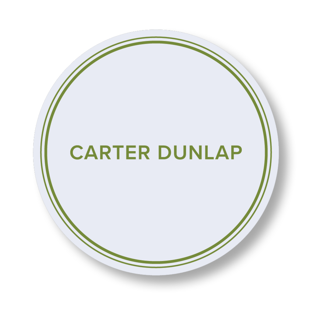 Sans Serif Simple Border Sticker