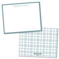 Small Plaid Stationery