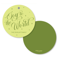 Joy To The World Round Tag
