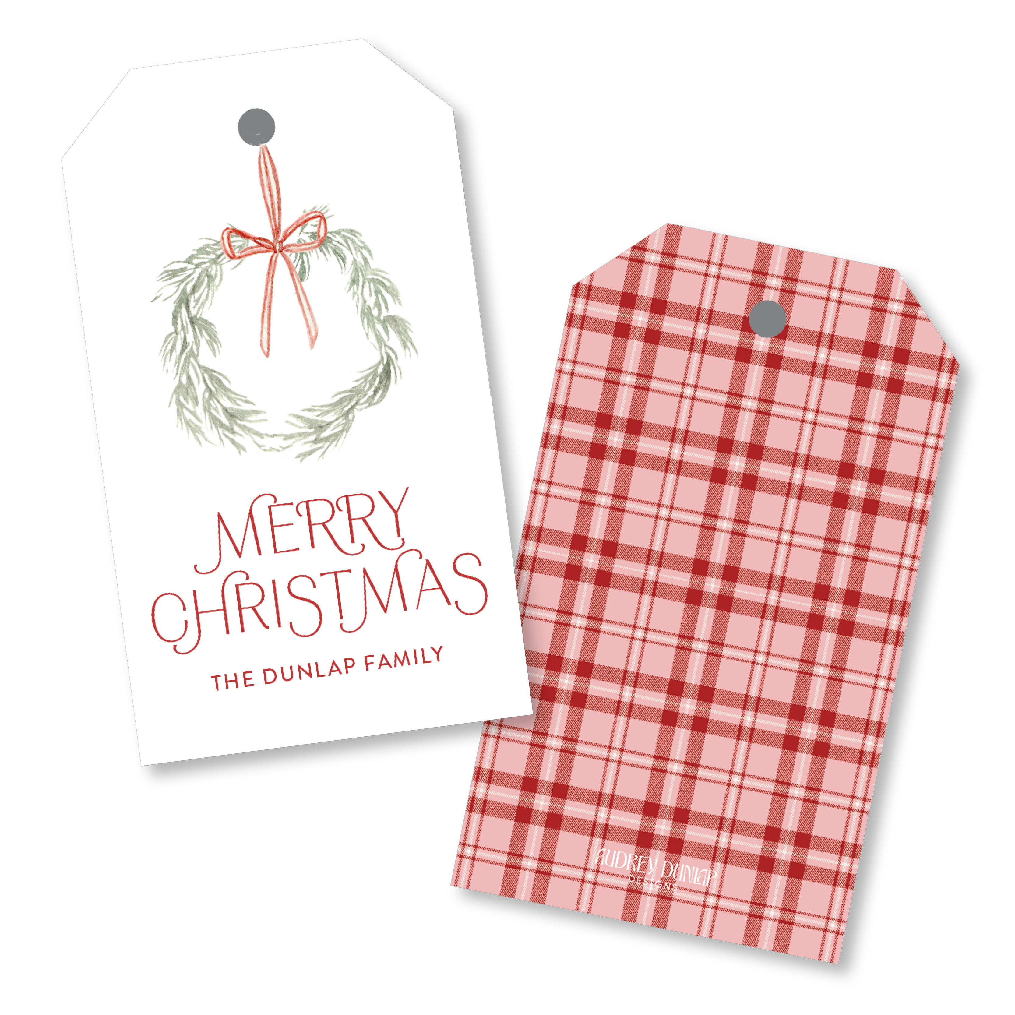 Christmas Wreath Tag