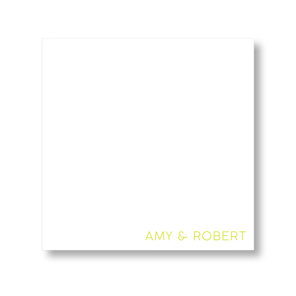 Couples Corner Notepad