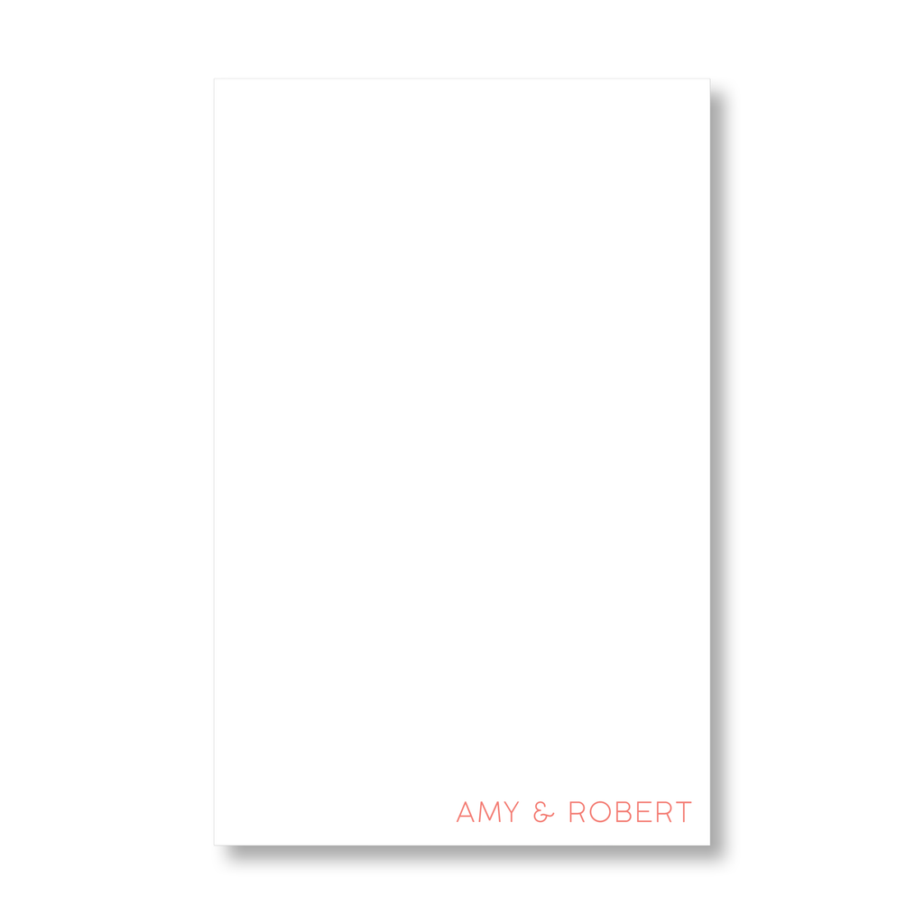 Couples Corner Notepad