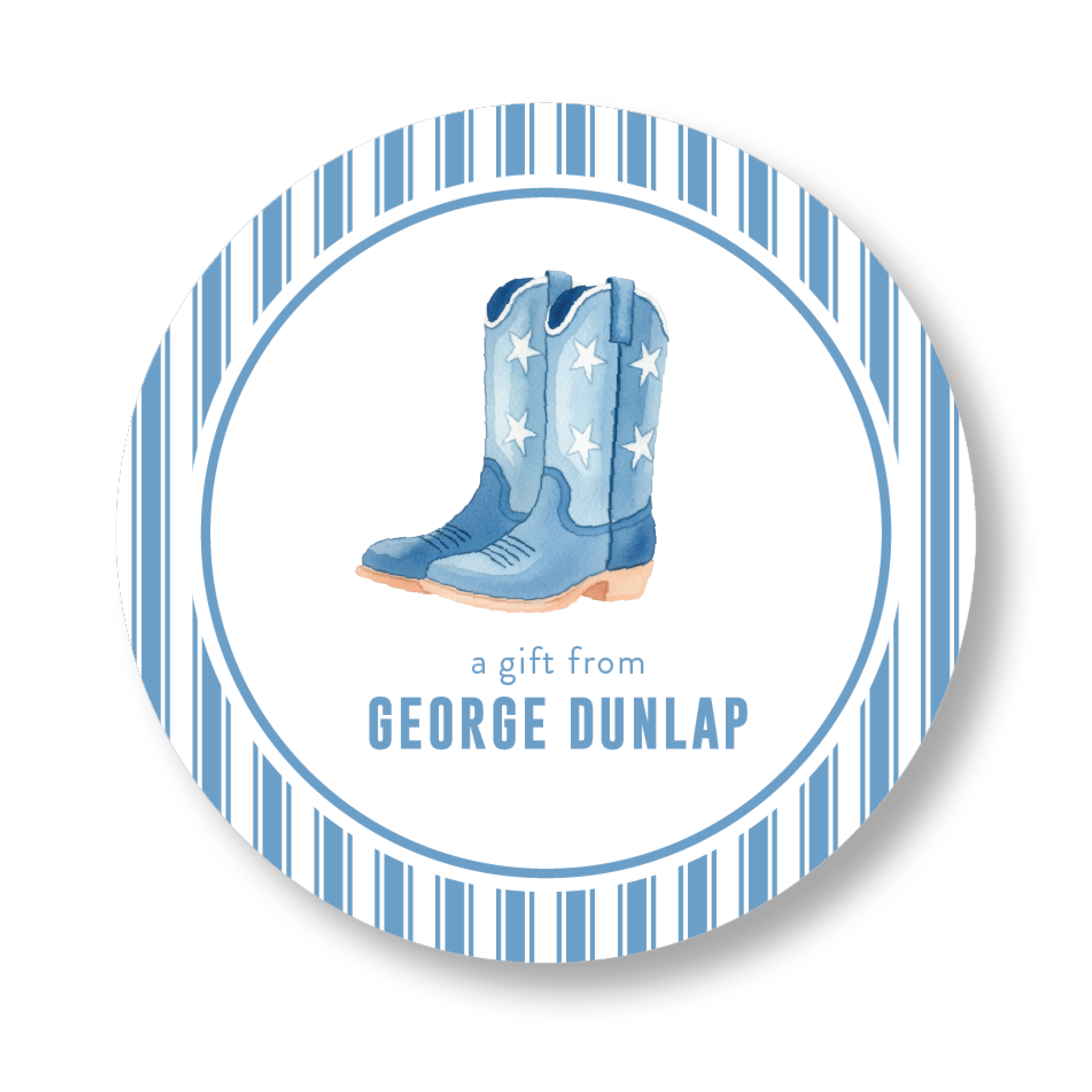 Cowboy Boots Sticker