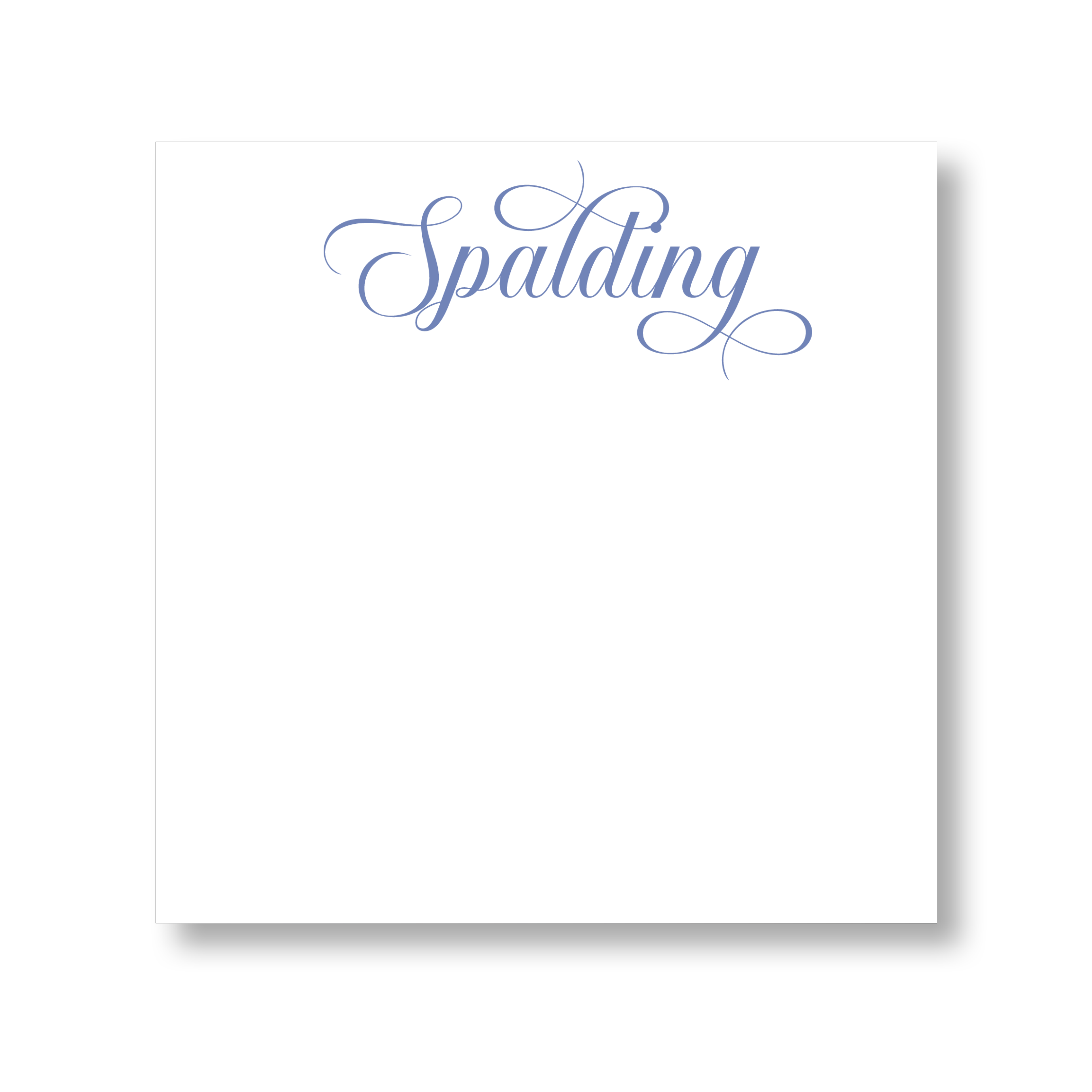 Fancy Script Notepad