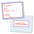 Fill In The Blanks Camp Stationery - Boy