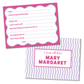 Fill In The Blanks Camp Stationery - Girl
