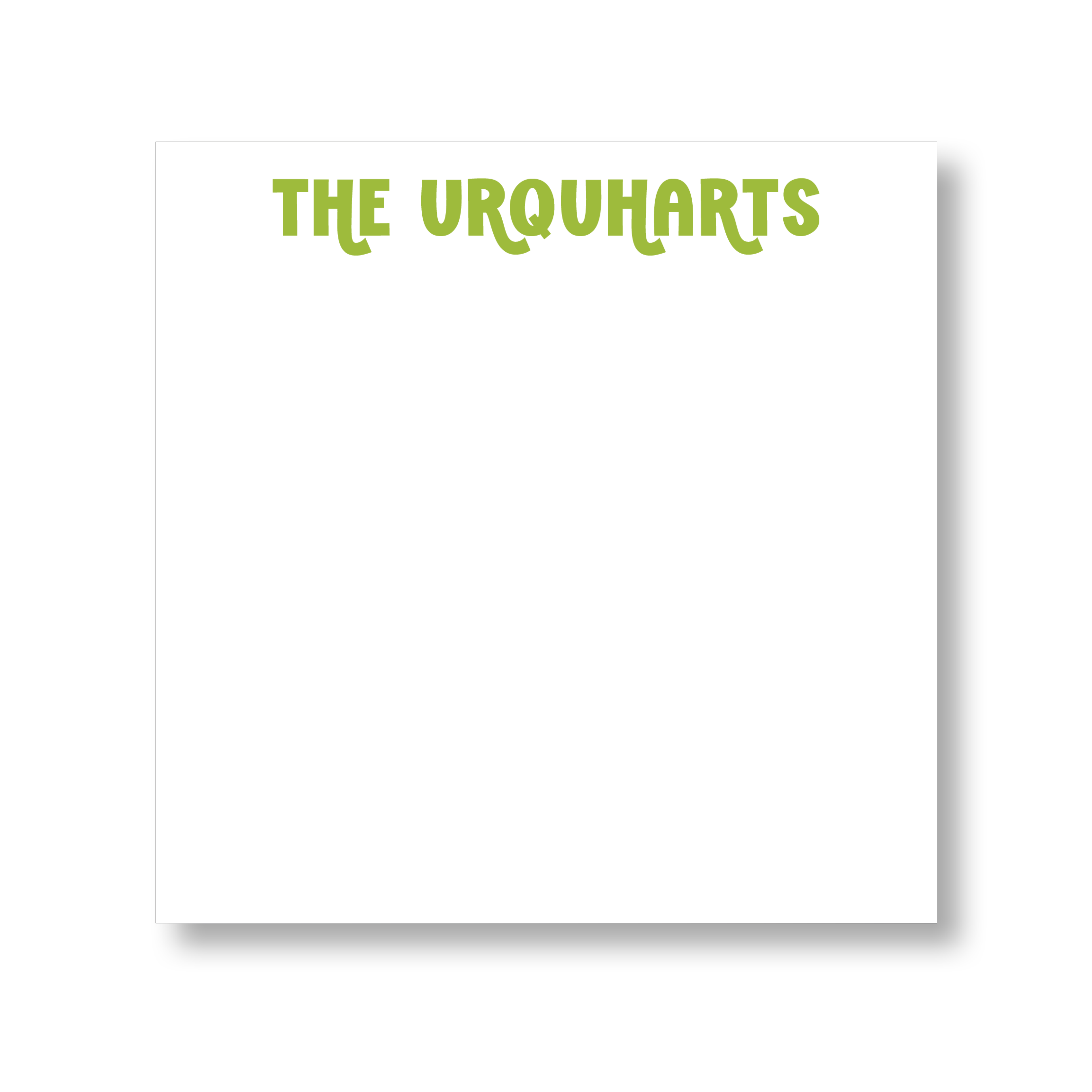 Hang Low Font Notepad