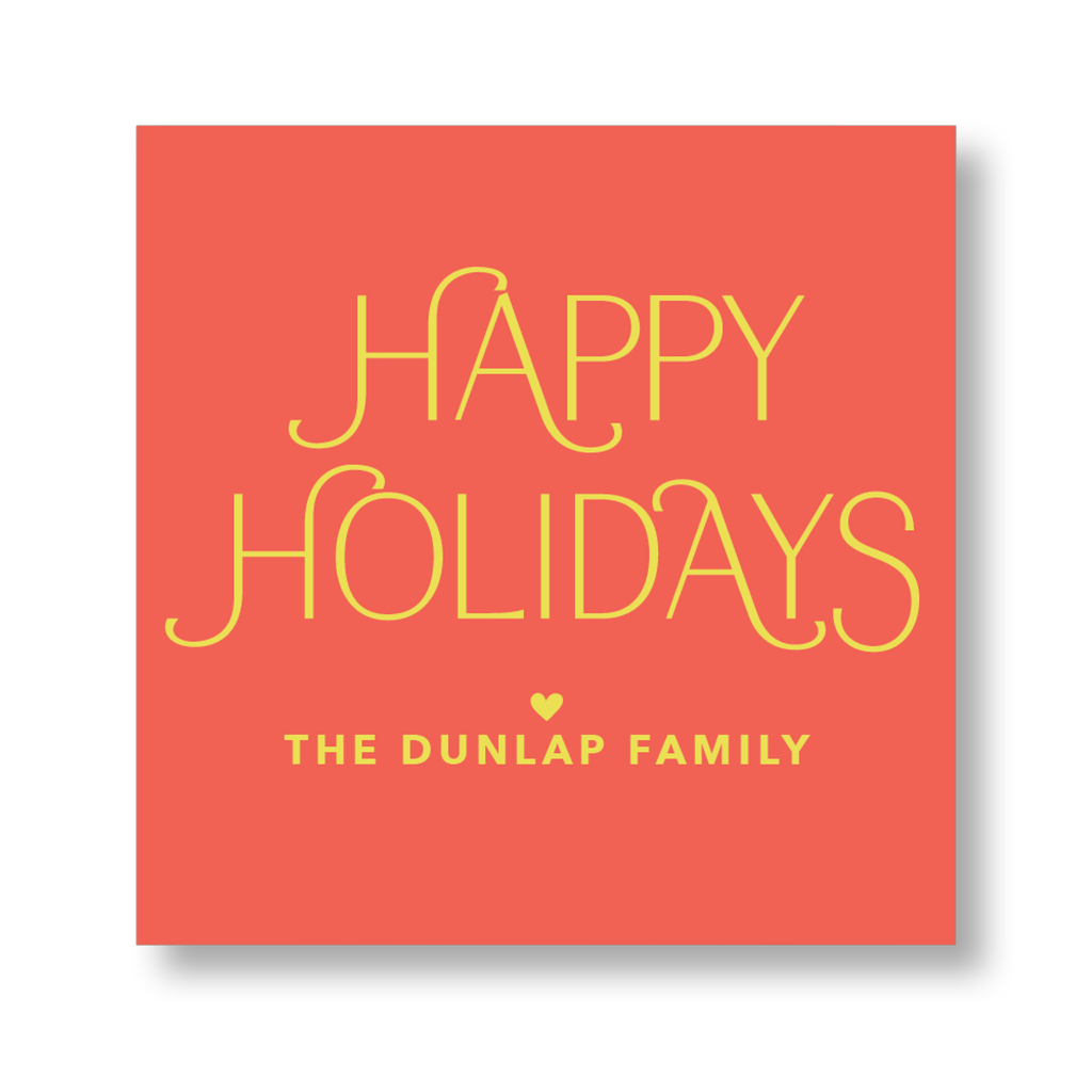 Happy Holidays Sticker