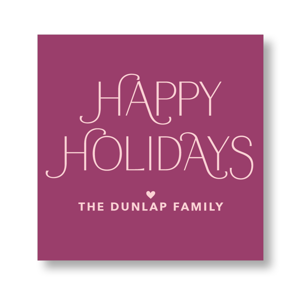 Happy Holidays Sticker