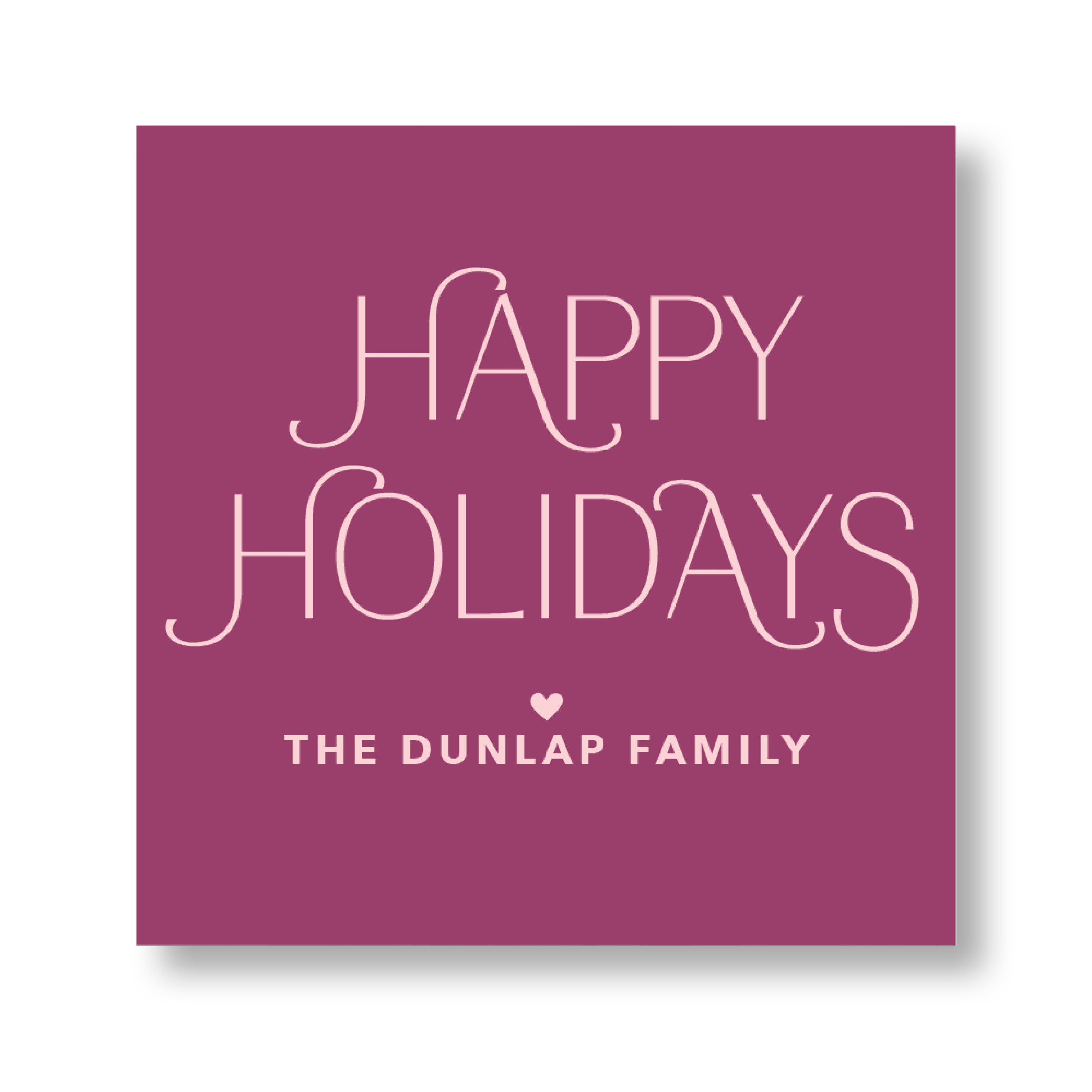 Happy Holidays Sticker