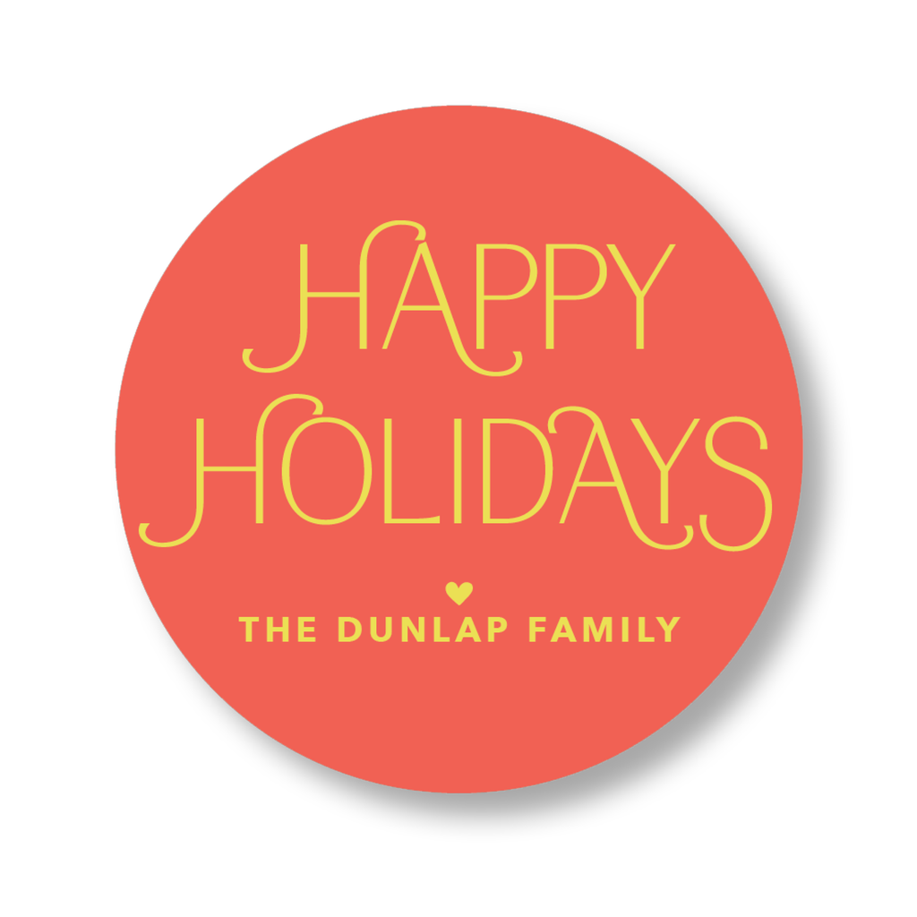 Happy Holidays Sticker