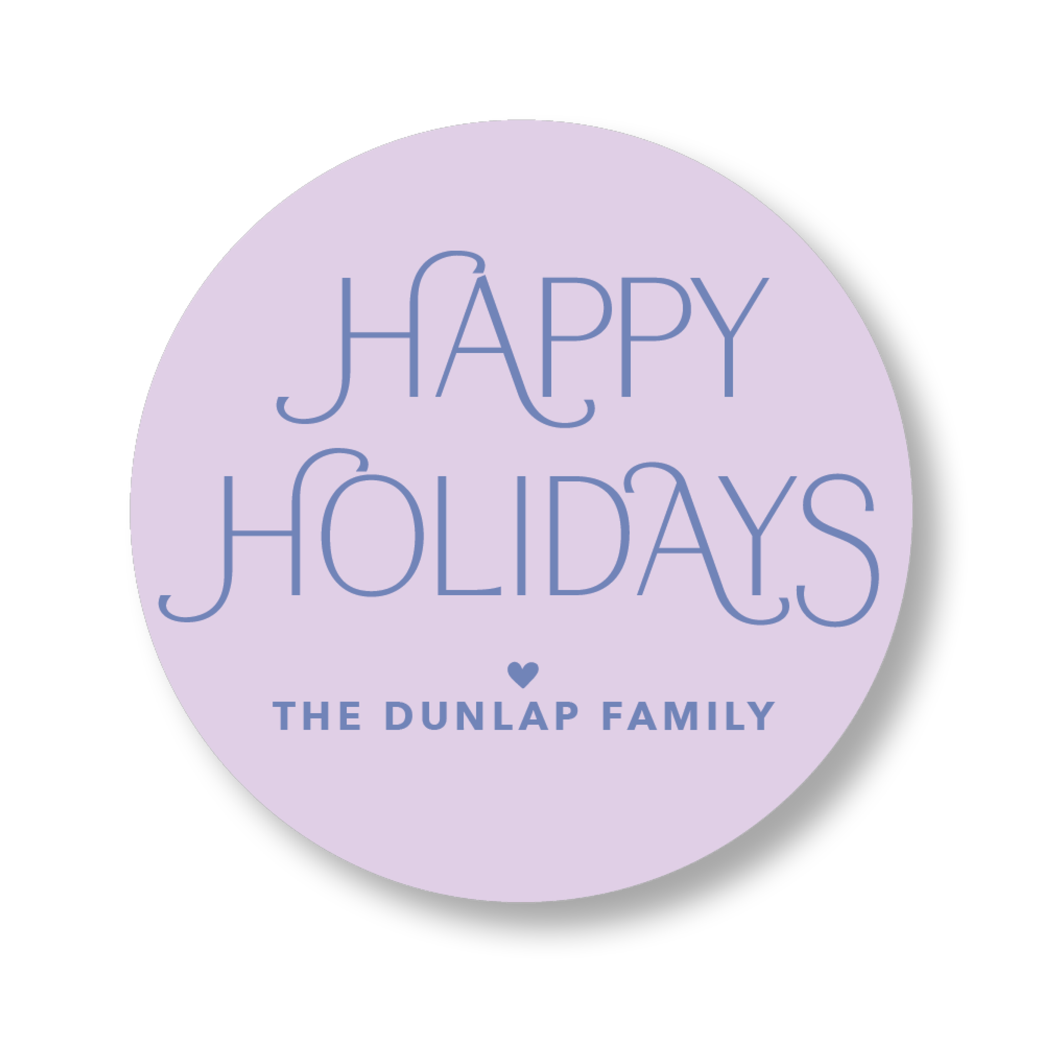 Happy Holidays Sticker