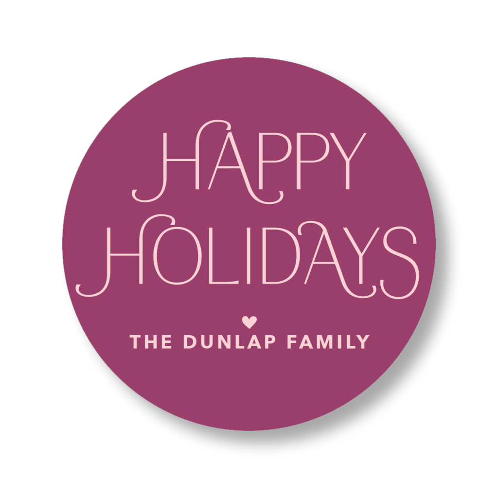 Happy Holidays Sticker