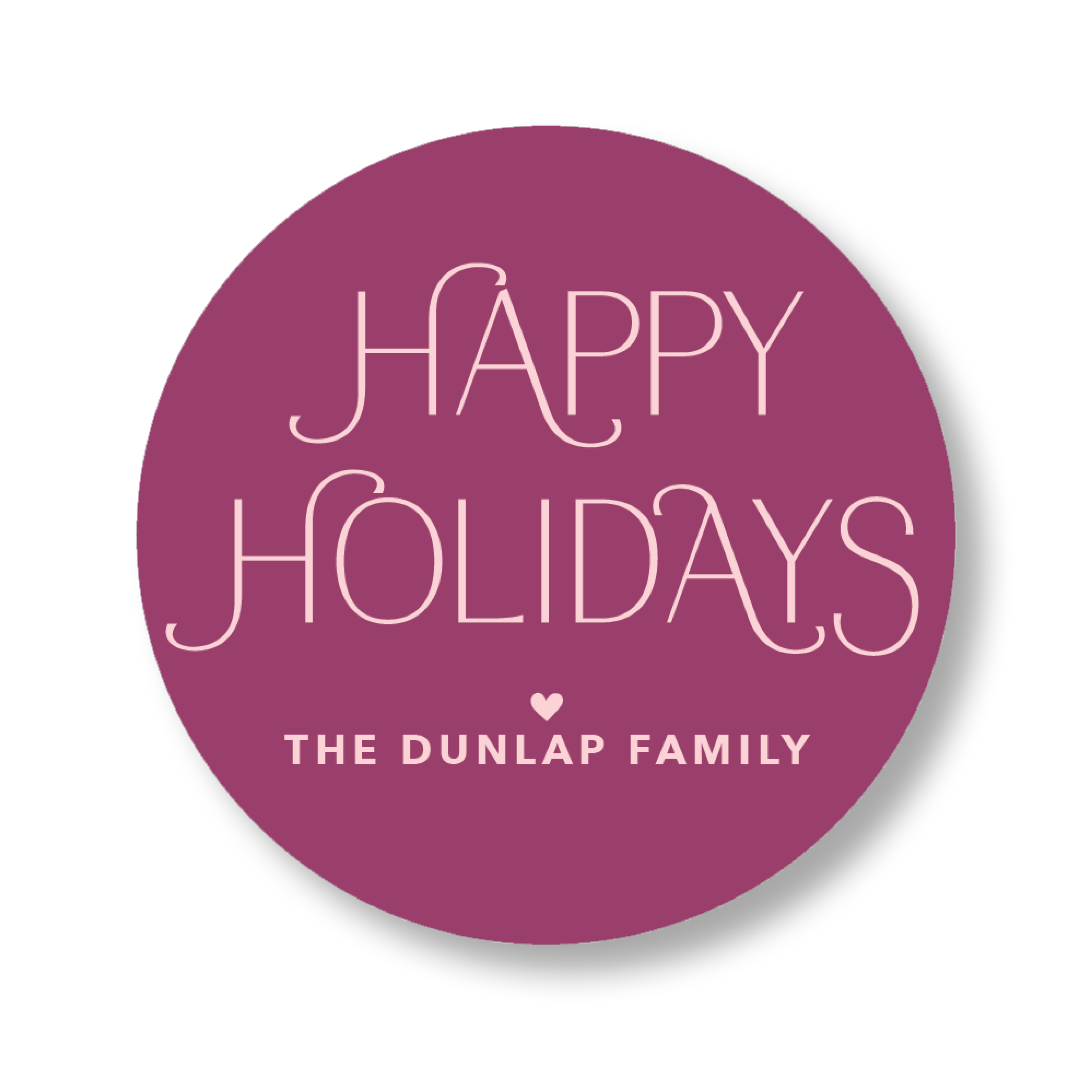 Happy Holidays Sticker