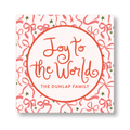 Joy To The World Bows & Stars Sticker
